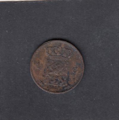 Beschrijving: 1 Cent WILLEM III